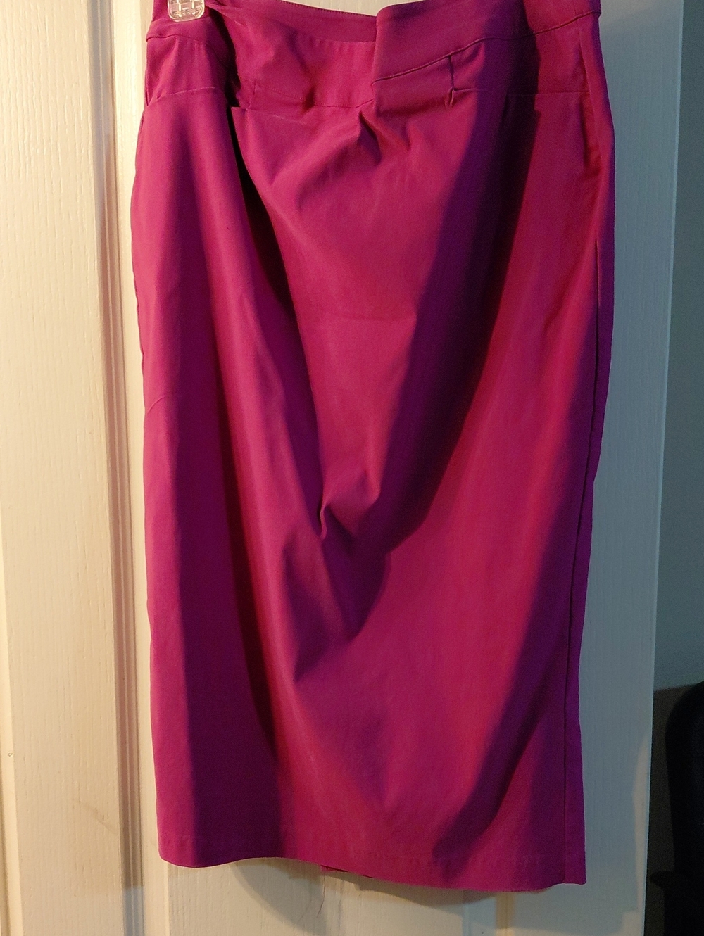 Ashley Stewart Fuchsia Pencil Skirt